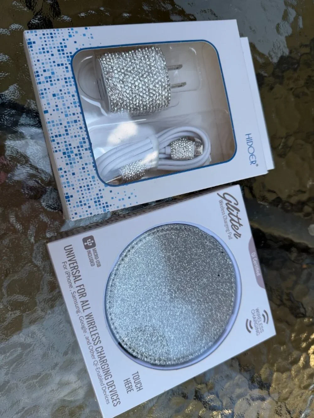 BRAND NEW!  2 Blingy Universal PHONE CHARGERS
